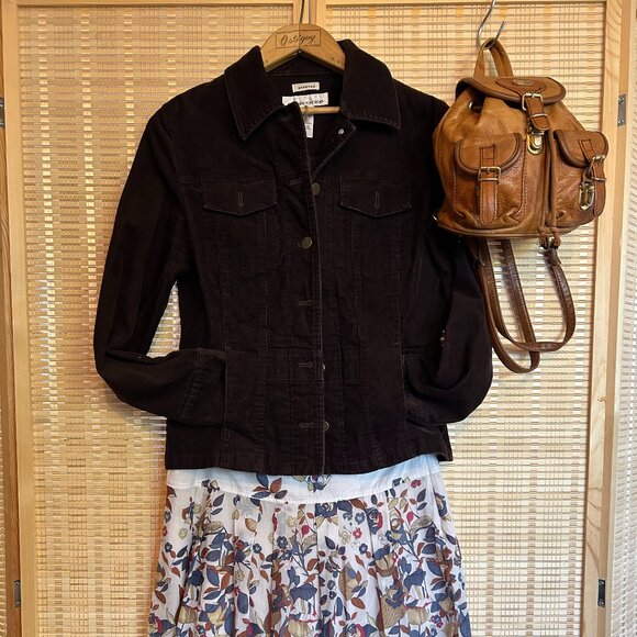 Jones New York Sport Brown Corduroy Jacket – Size S - Picture 4 of 4